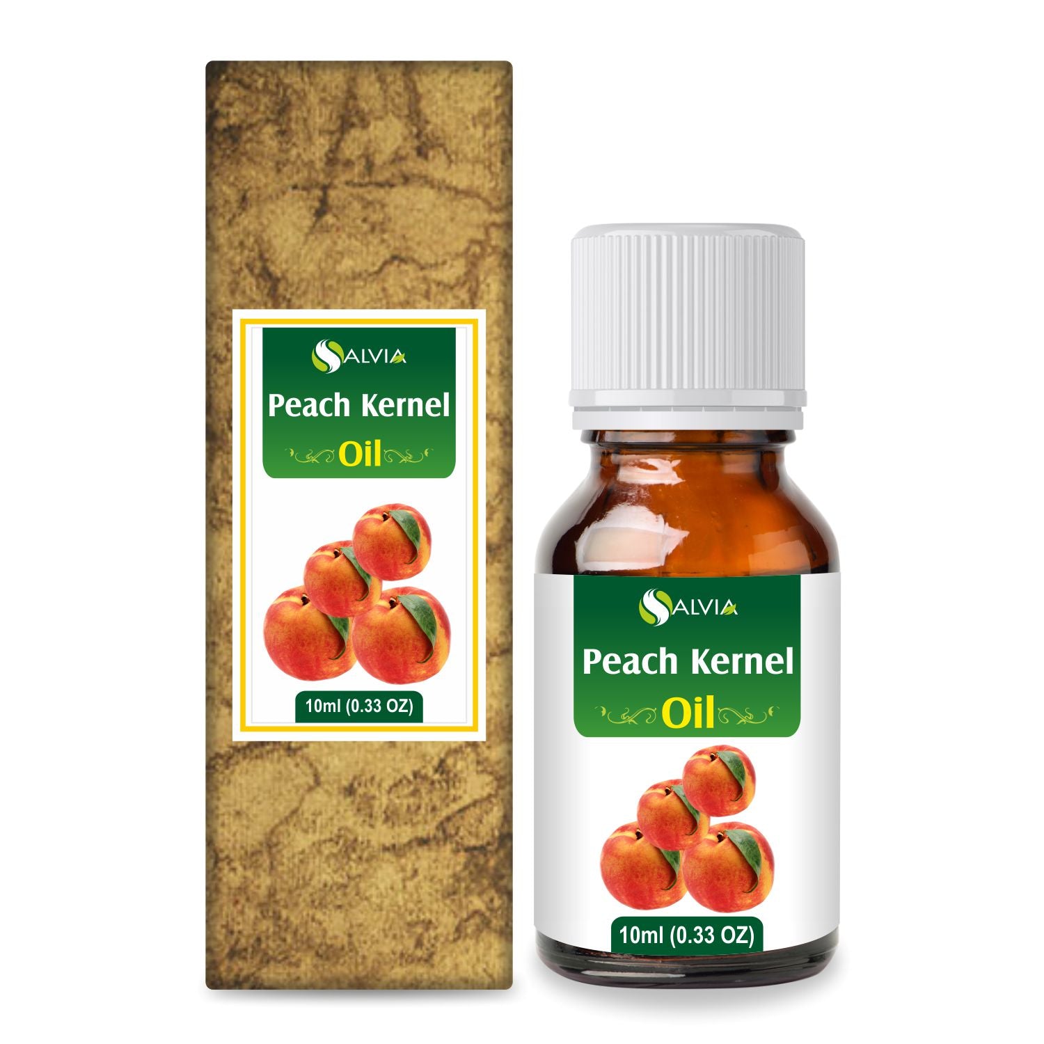 Salvia Natural Carrier Oils 10ml Peach Kernel Oil (Prunus persica) 100% Salvia Natural Carrier Oils 10ml Peach Kernel Oil (Prunus persica) 100%